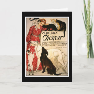Kaart:  Steinlen "Clinique Cheron" Kaart