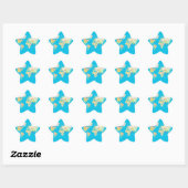 kaart ster sticker (Vel)