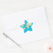 kaart ster sticker (Envelop)