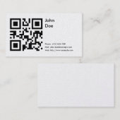 Kaart (telefoon, e-mail, web) visitekaartje (Voorkant / Achterkant)