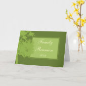 Kaart Template - Familie Samenkomst (Gele Bloem)