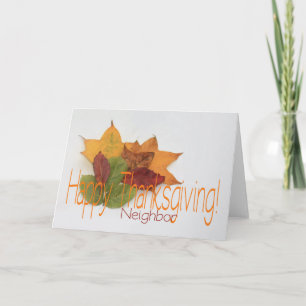 Kaart Thanksgiving buren