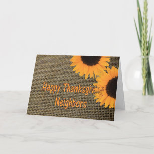 Kaart Thanksgiving buren