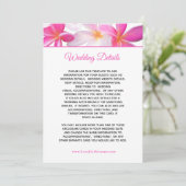 Kaart Tropisch roze plakkersbont (Staand voorkant)