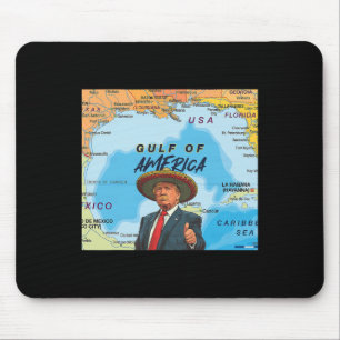 Kaart Trump Amerika's Golf Mexico President Trump Muismat