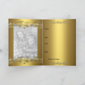 Kaart Uitnodiging 50e bruiloft Jubileum (Binnen)