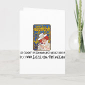 Kaart/ Uitnodiging:  Franse Fietsadvertentie (Achterkant)