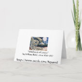 Kaart/Uitnodiging: "Whirlwind of Lovers door W. Bl (Achterkant)