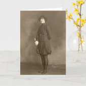 Kaart van Adeline Gehrig Fencing 1924 (Gele Bloem)