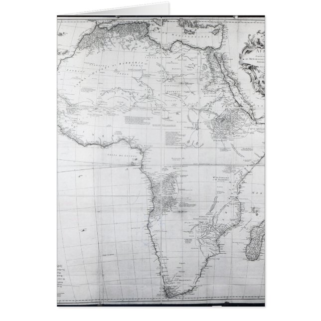 Kaart van Afrika (Voorkant)