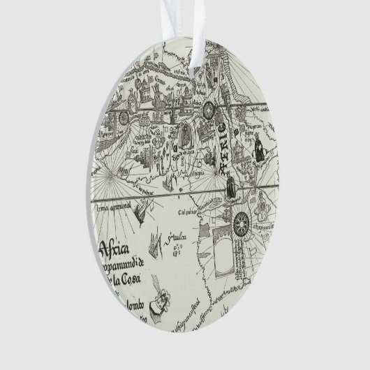 Kaart van Afrika | 1500 Ornament (voorkant)