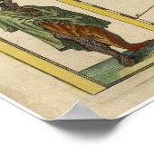  kaart van Afrika (1660) Poster (Hoek)