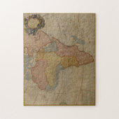 Kaart van Afrika | 1700 Legpuzzel (Verticaal)