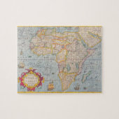 Kaart van Afrika 4 Legpuzzel (Horizontaal)