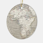  kaart van Afrika Keramisch Ornament (Links)