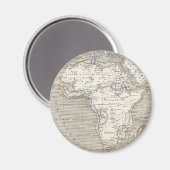 kaart van Afrika magneet (Voorkant / Achterkant)