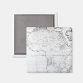 Kaart van Afrika Magneet (Voorkant / Achterkant)