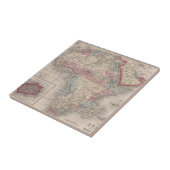 Kaart van Afrika met Sint-Helena Tegeltje (Zijkant)