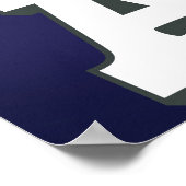 Kaart van afrika poster (Hoek)