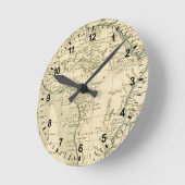  kaart van Afrika Ronde Klok (Hoek)