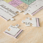  kaart van Alabama (1827) Legpuzzel (Zijkant)