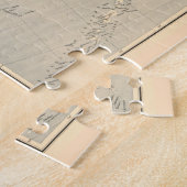  kaart van Alaska (1909) Legpuzzel (Zijkant)