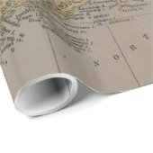  kaart van Alaska (1910) Cadeaupapier (Rol Hoek)