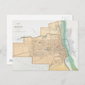  kaart van Albany NY (1895) (Voorkant / Achterkant)