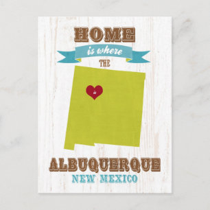 Kaart van Albuquerque, New Mexico - Home is Where