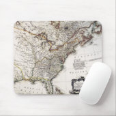 KAART VAN AMERIKA, 1809 MUISMAT (Met muis)