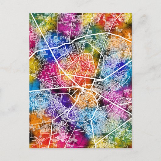 Kaart van Amritsar Punjab (Voorkant)