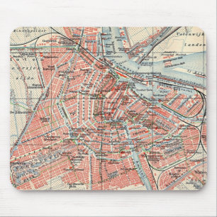 kaart van Amsterdam (1905) (2) Muismat