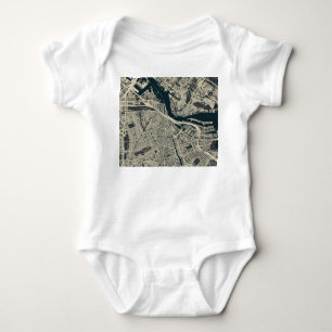 kaart van Amsterdam: Retro Minimalist Romper