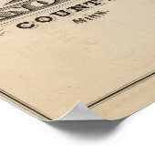 Kaart van Anoka County, Minnesota Poster (Hoek)