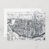 Kaart van Antwerpen (Voorkant / Achterkant)