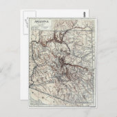  kaart van Arizona (1911) (Voorkant / Achterkant)