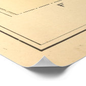  kaart van Auburn NY (1904) Poster (Hoek)