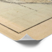 Kaart van Austin, provincie Mower, Minnesota Poster (Hoek)