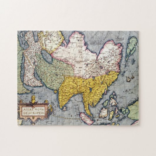  kaart van Azië | 1580 Legpuzzel (Horizontaal)