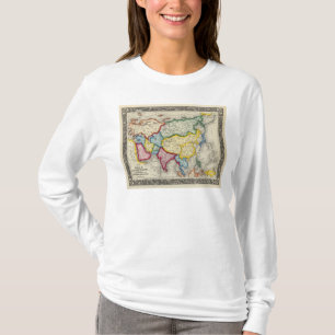 Kaart van Azië T-shirt