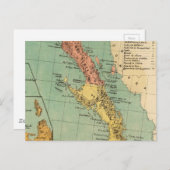  kaart van Baja California (1899) (Voorkant / Achterkant)