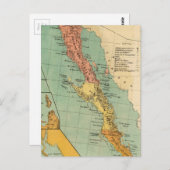  kaart van Baja California (1899) (Voorkant / Achterkant)