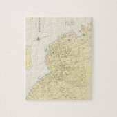  kaart van Bar Harbor Maine (1897) Legpuzzel (Verticaal)