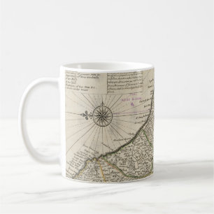  kaart van Barbados (1736) Koffiemok