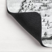 Kaart van Barbados Muismat (Hoek)