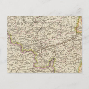 Kaart van België en Luxemburg