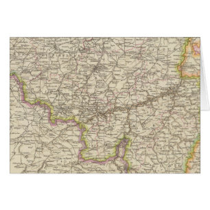 Kaart van België en Luxemburg