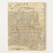 Kaart van Berkeley, Californië Planner (Achterkant)