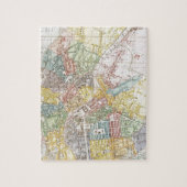  kaart van Berlijn (1846) Legpuzzel (Verticaal)