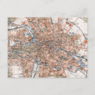  kaart van Berlijn Duitsland (1894)